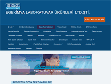 Tablet Screenshot of egekimyalab.com